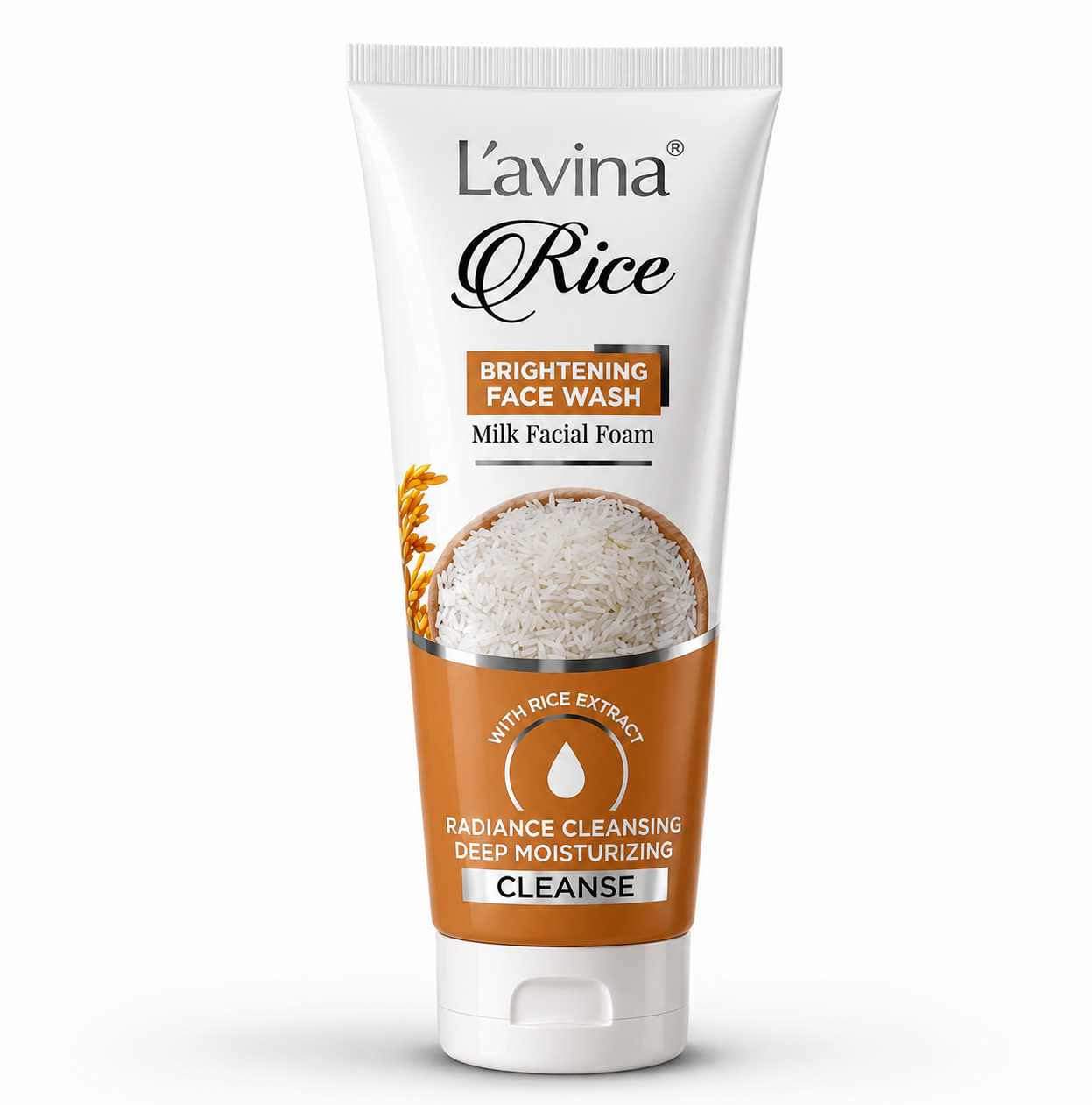 Lavina Rice Brightening Face Wash 120ml