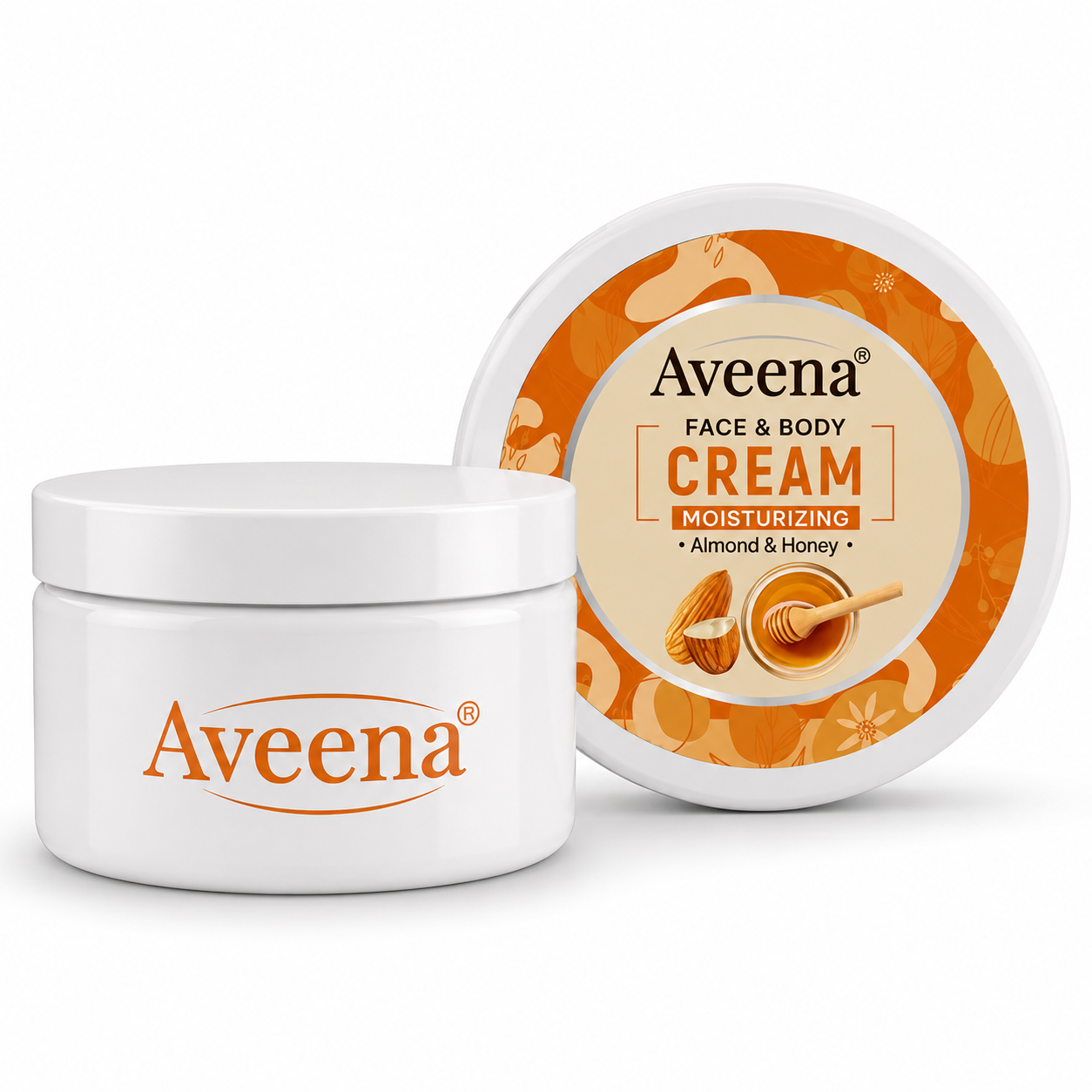 Aveena Face & Body Moisturizing Cream Almond & Honey 150g