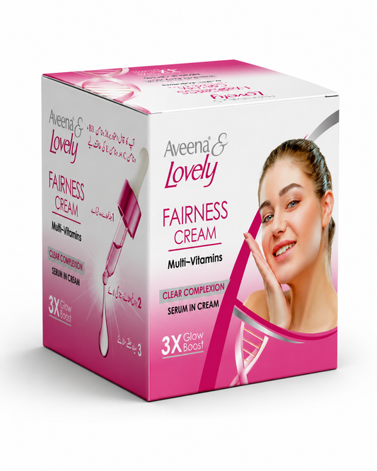 Aveena & Lovely Fairness Cream – Multi-Vitamins Formula