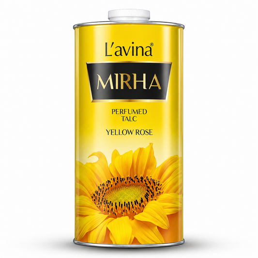 Lávina MIRHA Perfumed Talc Yellow Rose