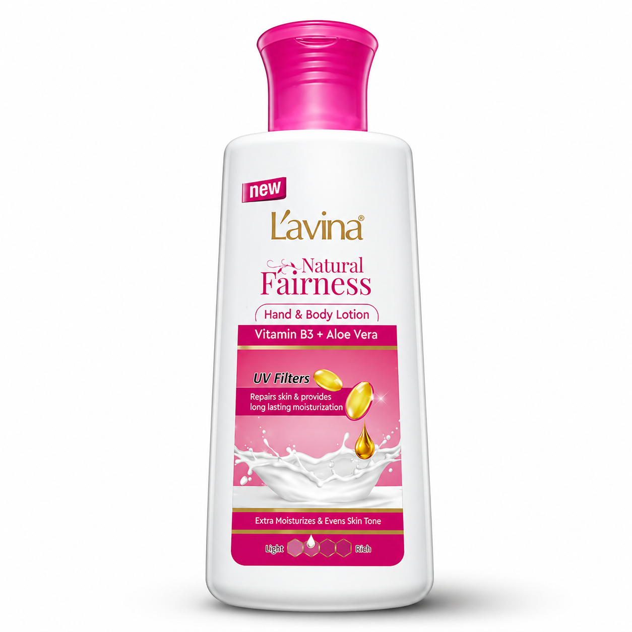 Lávina Natural Fairness Hand & Body Lotion