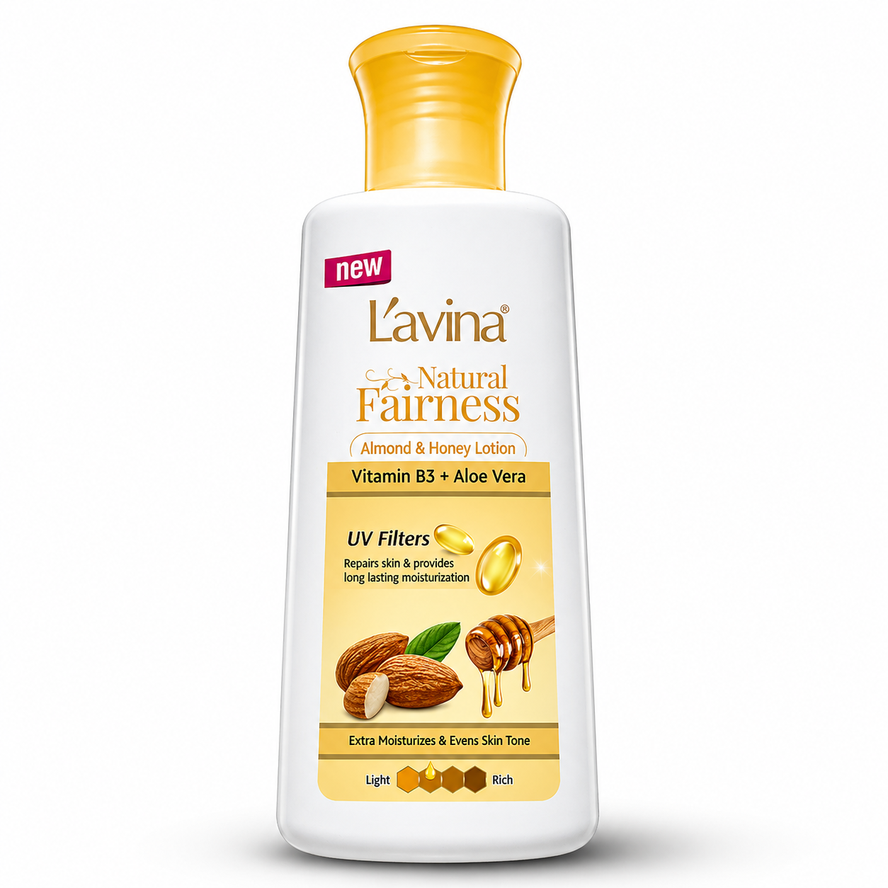 Lávina Natural Fairness Almond & Honey Lotion