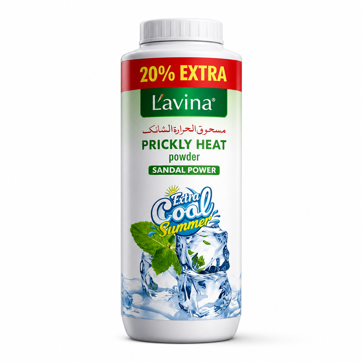 Lávina Prickly Heat Powder Sandal Power 120g + 20% Extra