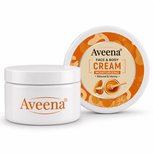 Aveena Face & Body Moisturizing Cream Almond & Honey 150g
