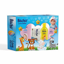 Bachu Baby Gift Set (Blue) (4 PCS)