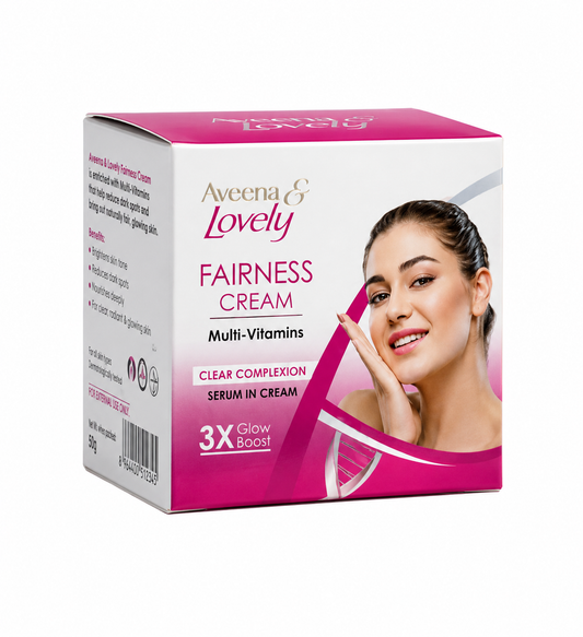 Aveena & Lovely Fairness Cream – Multi-Vitamins Formula